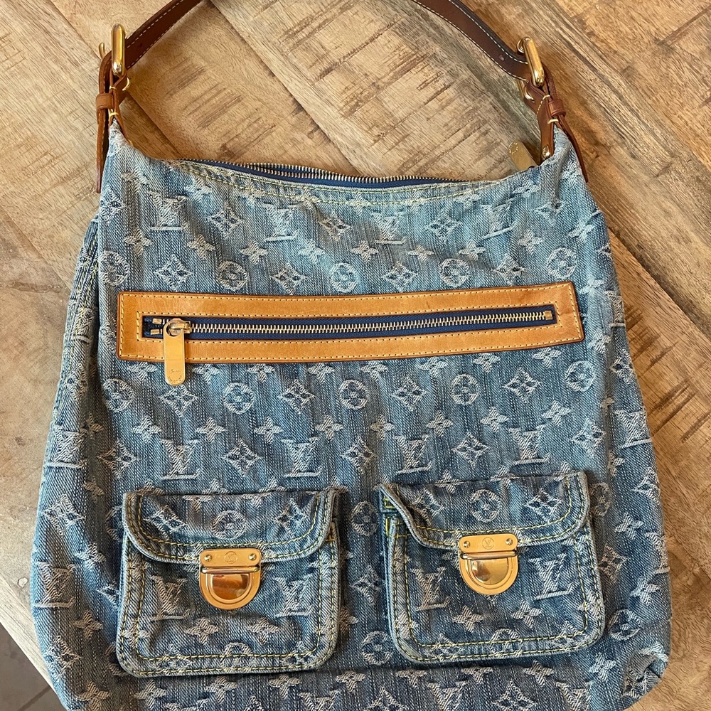 Louis Vuitton denim baggy PM